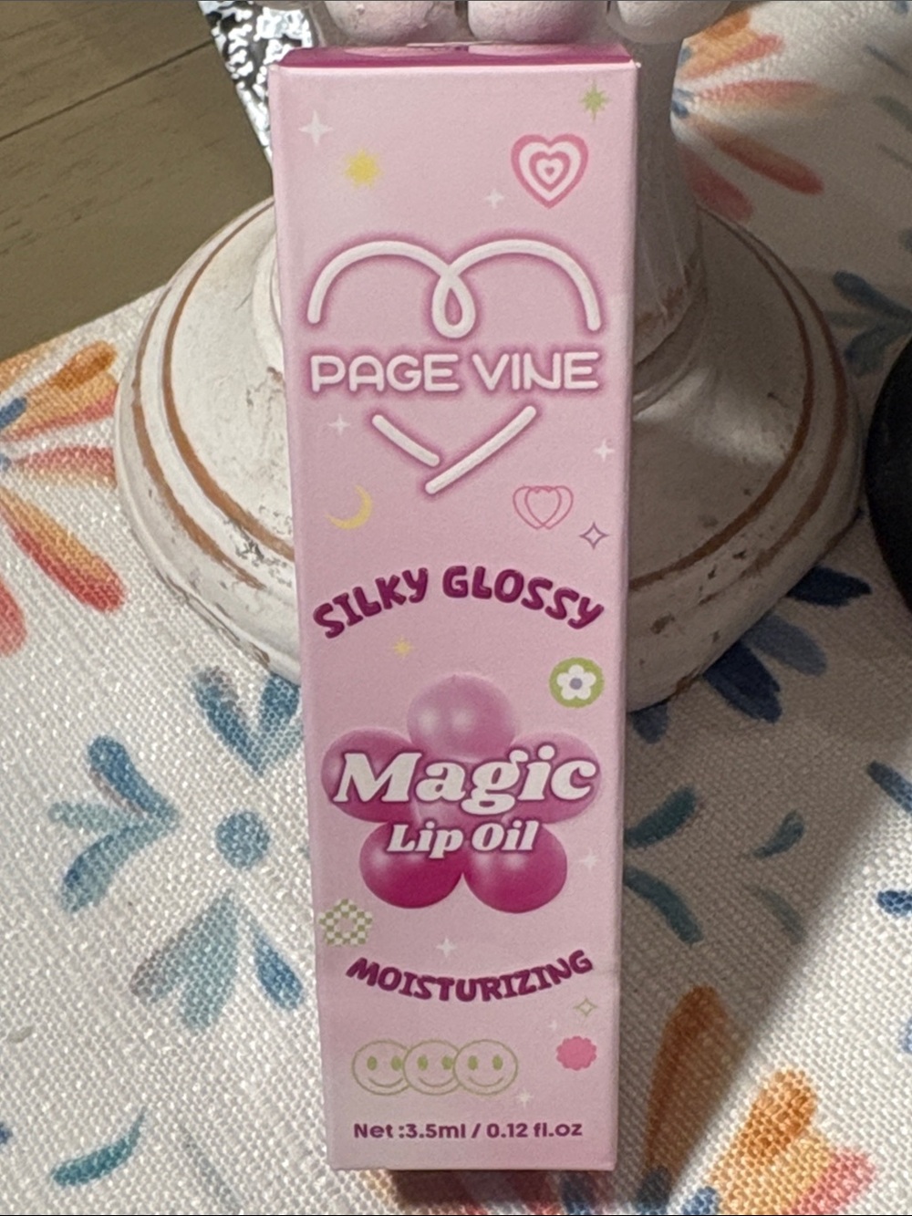 Magic Silky Glossy Pink Lip Oil - Moisturizing BUBBLE GUM